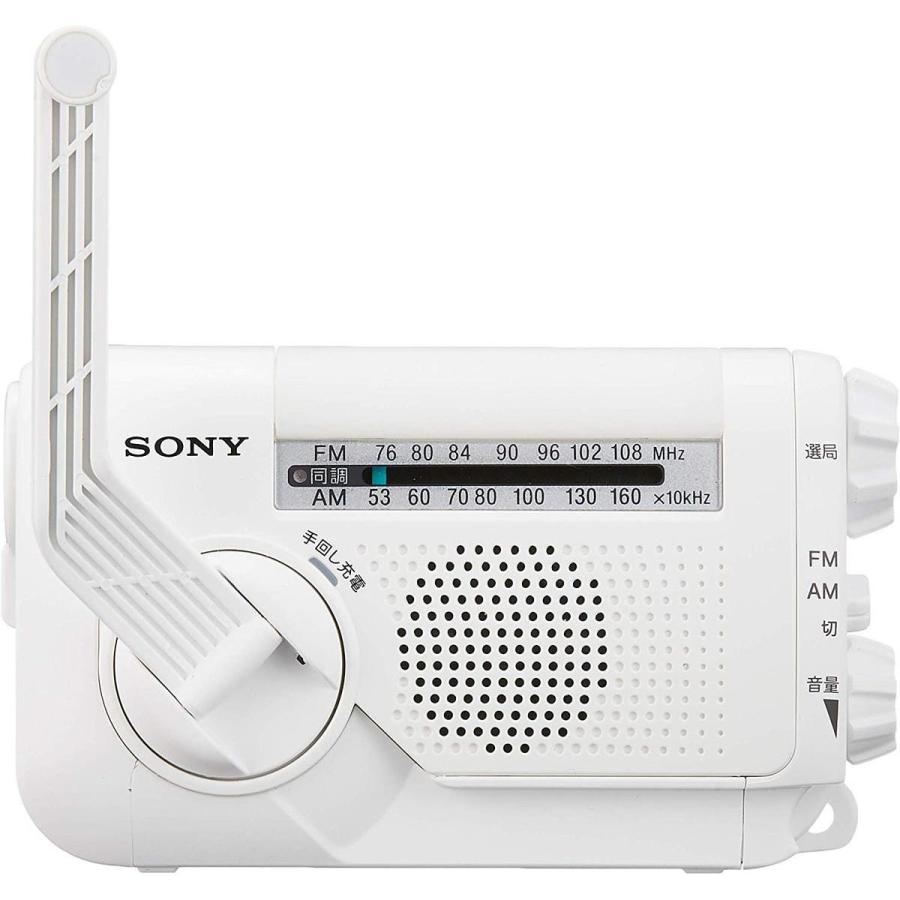 ポータブルラジオ ICF-B09 : FM/AM/ワイドFM対応 手回し充電対応 ホワイト ICF-B09 W SONY ソニー｜daiyu8｜02
