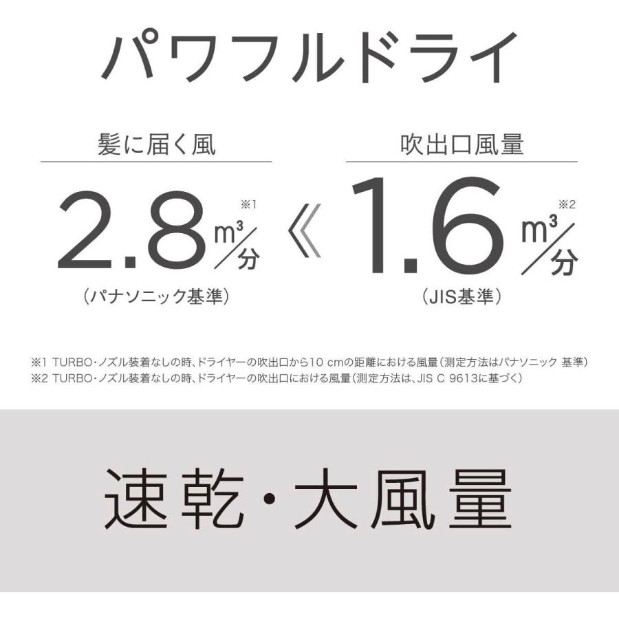 【2F】【在庫有・即納】 パナソニック ドライヤー イオニティ 速乾 大風量 ペールピンク調 EH-NE4J-PP｜daiyu8｜05