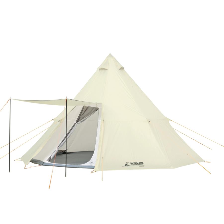 新品本物 テント キャプテンスタッグ CSクラシックス ワンポールテントオクタゴン460 7〜8人用 大型 デイキャンプ フェス ドーム型テント