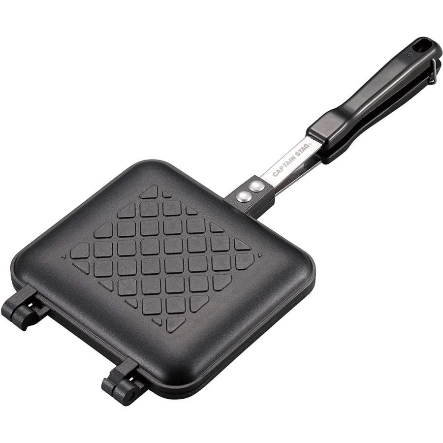 キャプテンスタッグ(CAPTAIN STAG) BBQ用 キャストアルミ ホットサンドトースター ホットサンドメーカー トーストメーカー ふっ素樹脂加工 | CAPTAIN STAG