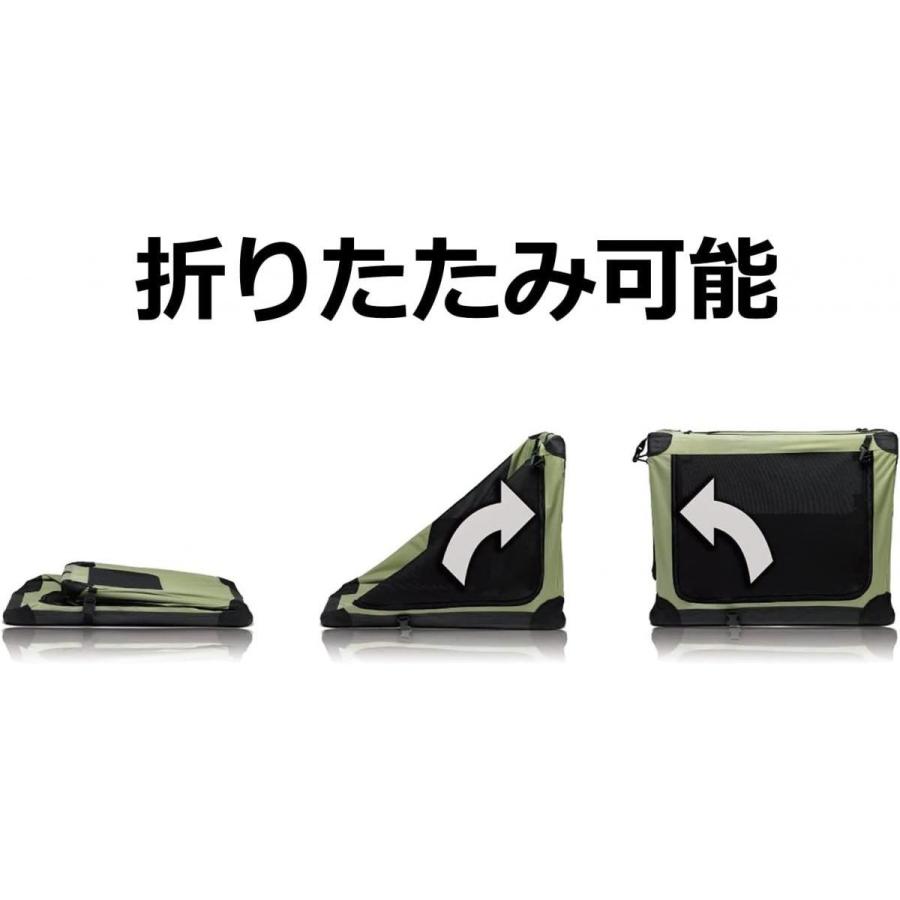 Tetra クレート ファーストラックス FIRSTRAX ソフ-クレート n2 ベージュ XLサイズ 31.8kgまで ペット用 犬 猫 旅行 防災 お出かけ｜daiyu8｜05