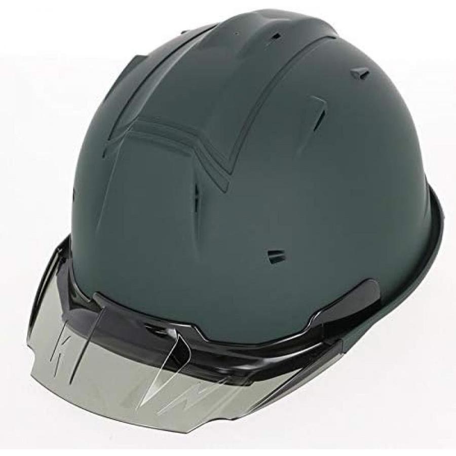 進和 ヘルメット SS-19VPRA 緑 マット 艶消し スモーク Lグリーン 飛来落下墜落保護用ヘルメット 作業 工業 の商品画像
