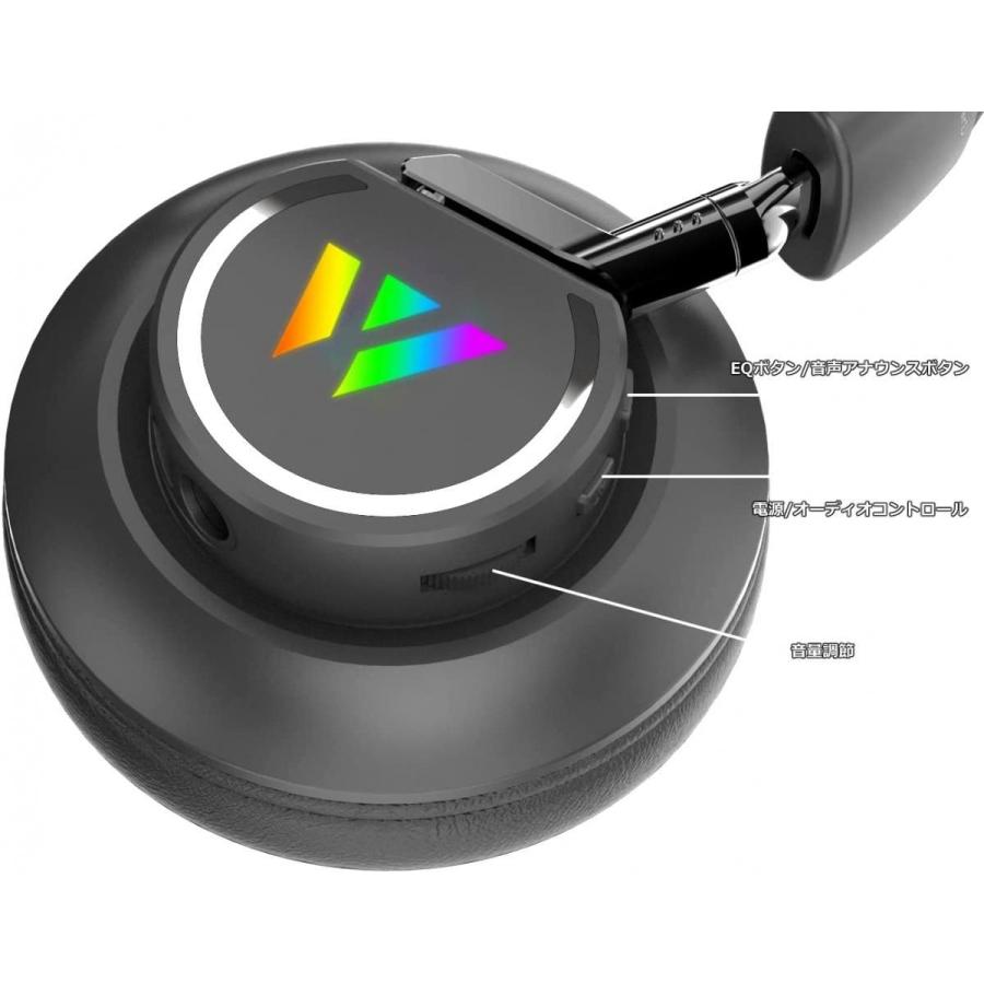 WizarD 低遅延 Bluetooth5.1 ゲーミング ヘッドセッド マイク着脱可能