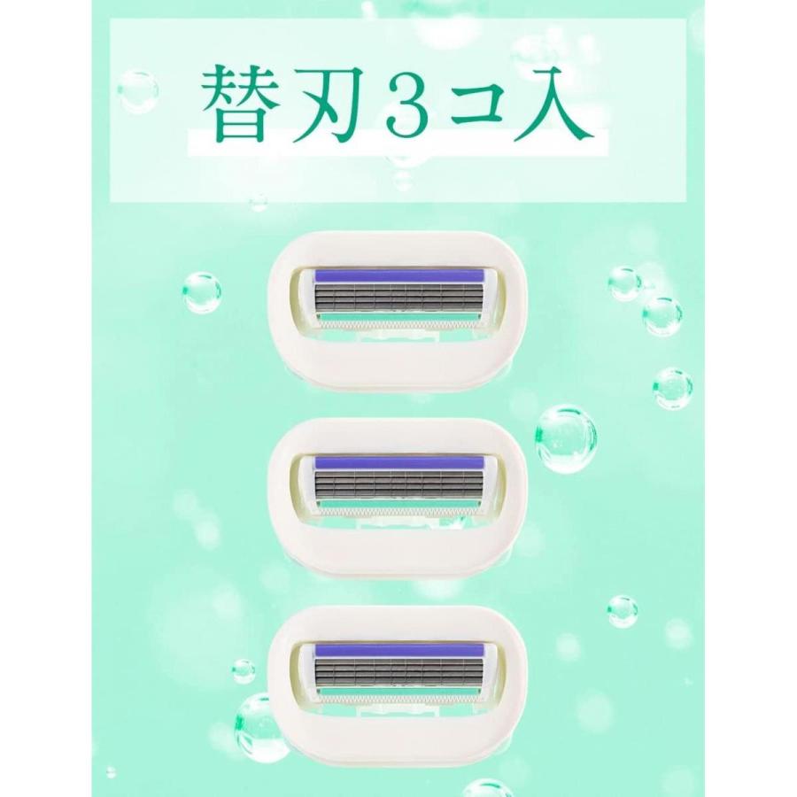 シック Schick イントゥイション 敏感肌用 替刃 (3コ入) カミソリ 女性