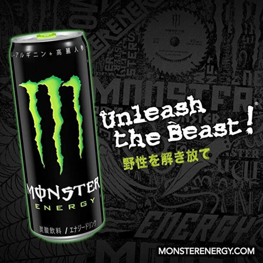 アサヒ（asahi） モンスター エナジー 緑 1ケース 355ml缶×24本入