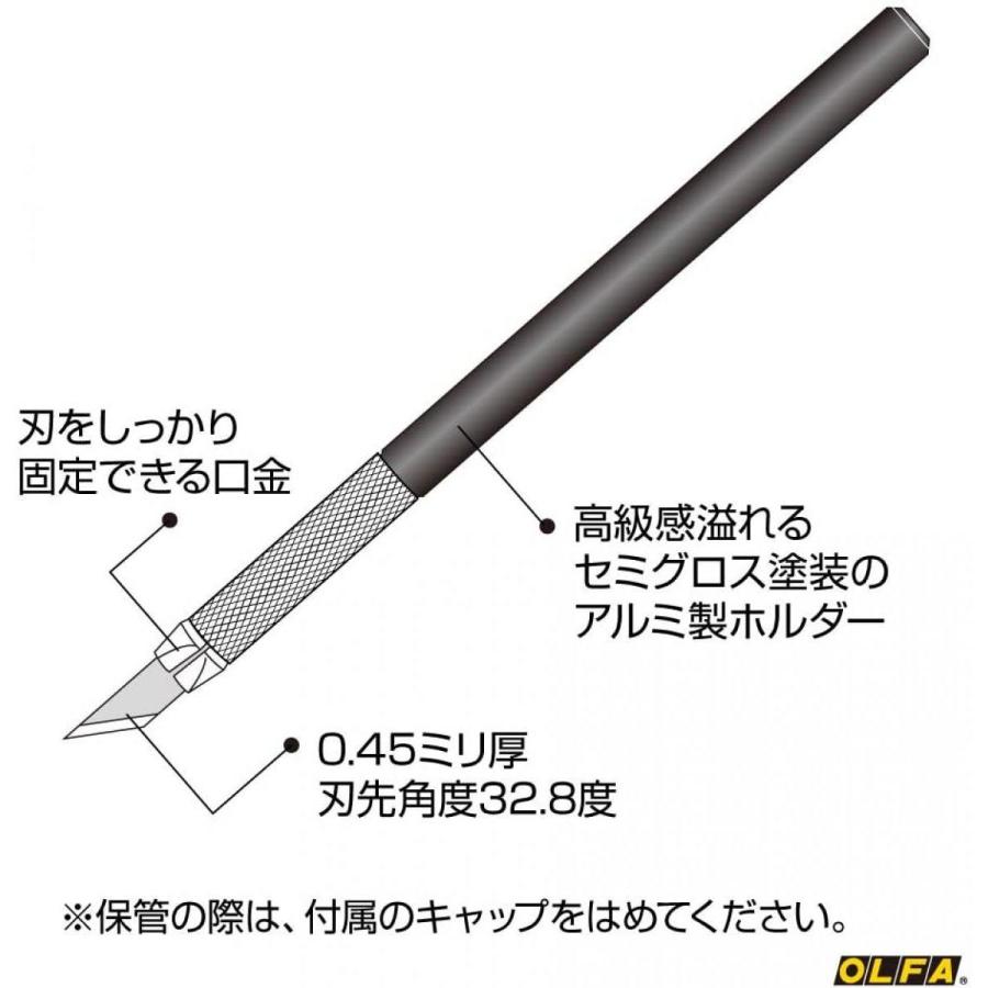 OLFA オルファ リミテッドAK アートナイフ Ltd-09 替刃式 ペンタイプ 工作｜daiyu8｜03