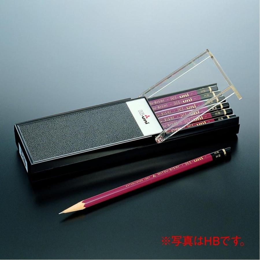 三菱鉛筆 Hi-uni(ハイユニ) 鉛筆 8B 1ダース(12本) えんぴつ 黒 硬筆