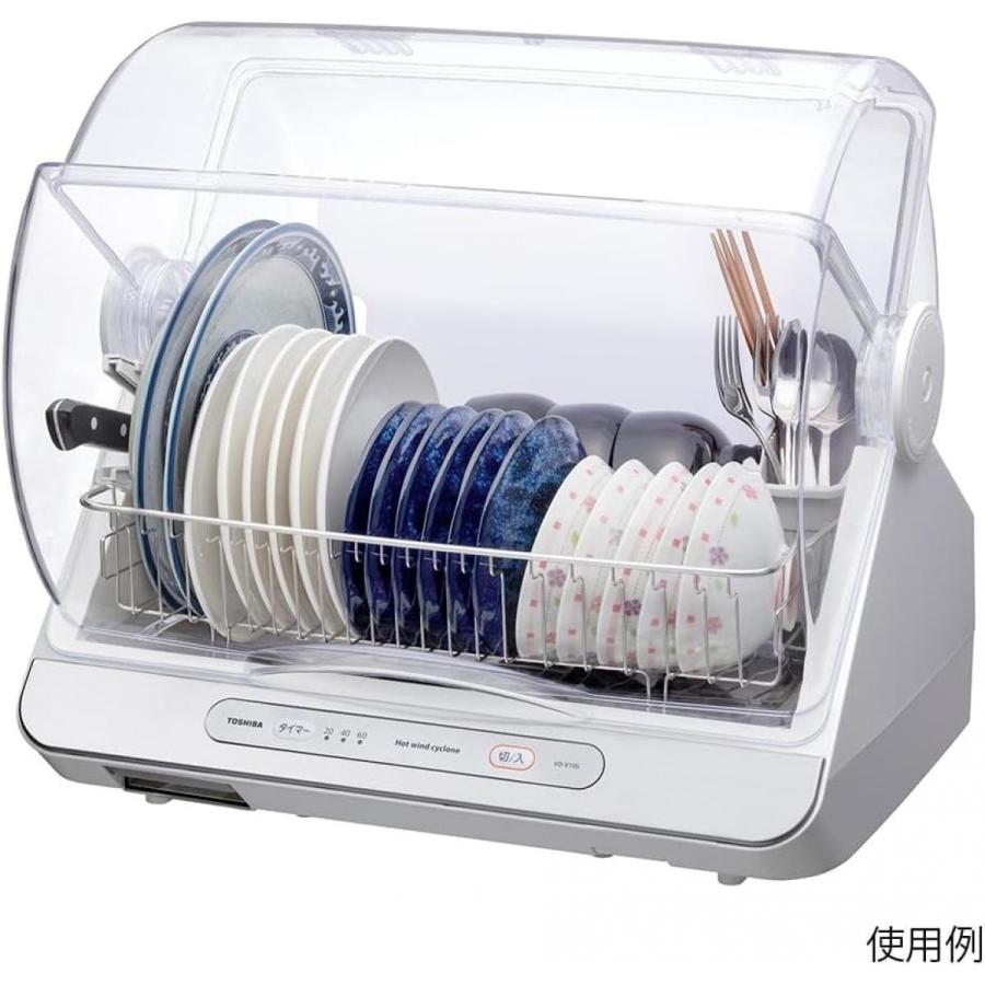 在庫有・即納】TOSHIBA 東芝 食器乾燥器 VD-V10S(W) ホワイト 6人用