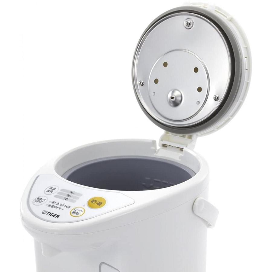 【在庫有・即納】  タイガー 魔法瓶 マイコン 電気 ポット 4L ホワイト PDR-G401-W Tiger 新生活 省エネ 湯沸かし カラだき防止｜daiyu8｜04