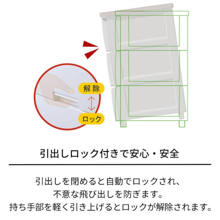 天馬フィッツプラスメッシュ FM7505 ブラウン 衣装ケース 収納ケース チェスト 幅75×奥行41×高さ105cm｜daiyu8｜02