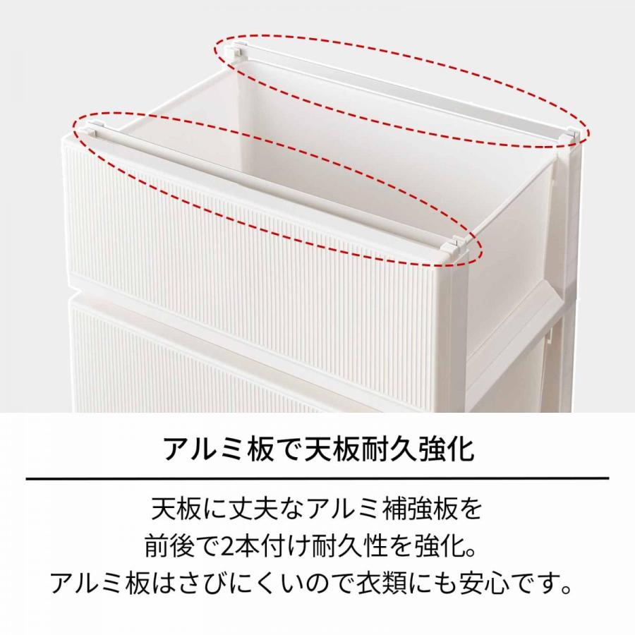 天馬 tenma プロフィックス スタイルケース 組立式 6503 深型 ブラウン サイズ(約)幅65×奥行45×高さ85cm 収納ケース 衣類収納