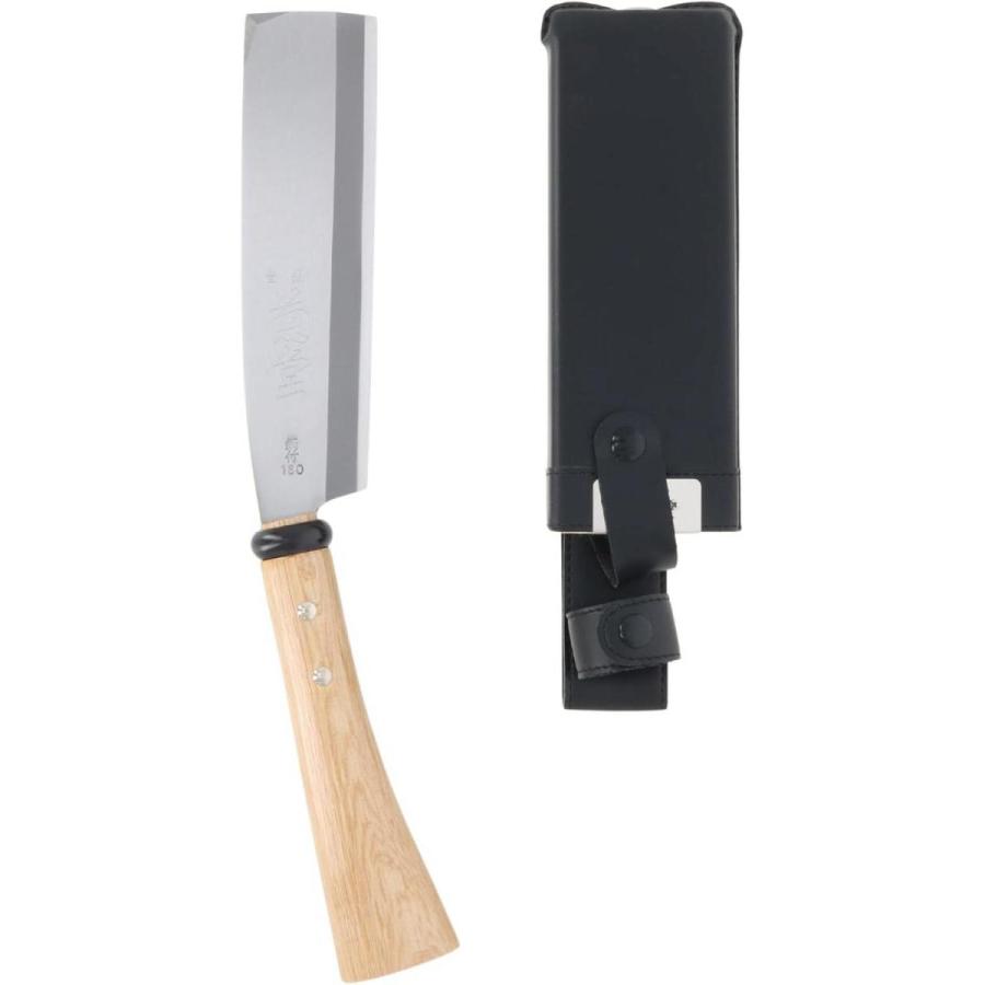高儀 菊堂 鋼付 サヤ入り ナタ 180mm 片刃 右利き用 調木 鉈 なた