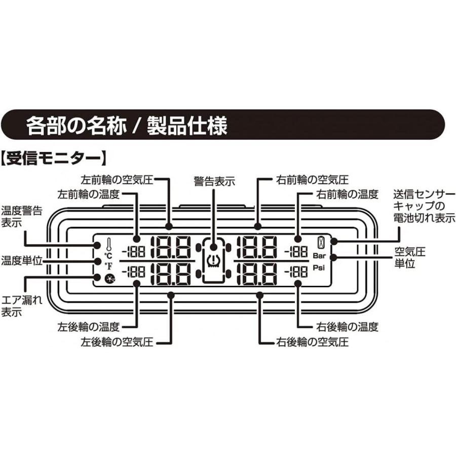 【在庫有・即納】  カシムラ タイヤ 空気圧 KD-220 KD220 センサー KD-220 | Kashimura 車載用 車載 車 車用 空気圧センサー 温度｜daiyu8｜05