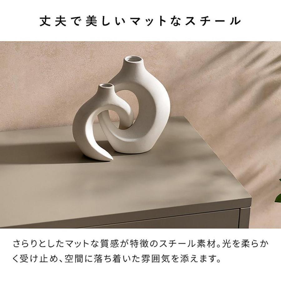 【I】宮武製作所 ロッカー Muun（ムーン） コーラルピンク LC-900 お客様組み立て 仕切り おしゃれ 棚 スチール_3