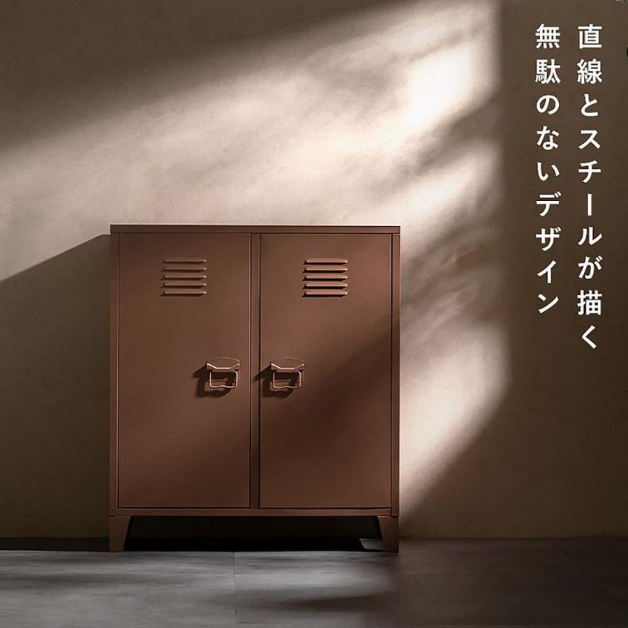【I】宮武製作所 ロッカー Muun（ムーン） ベージュ LC-900 お客様組み立て 仕切り おしゃれ 棚_2