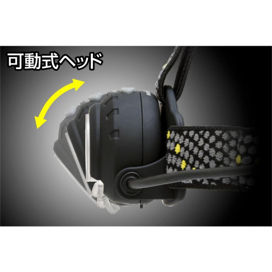 GENTOS(ジェントス)  ヘッドライト   HW-X433HD HEAD WARSシリーズ  専用充電池／乾電池兼用｜daiyu8｜04