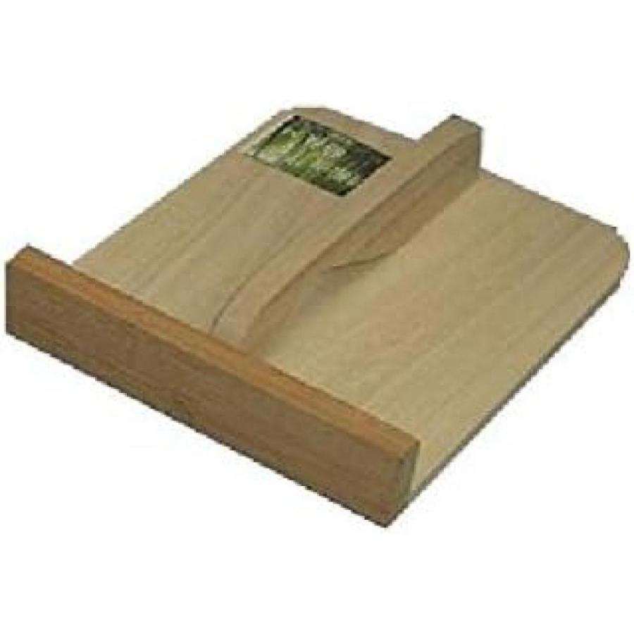 ナガノ産業 駒板 竹桐ミックス 穴付 M 18×22cm 小間板 そば そば打ち