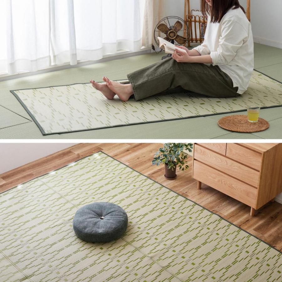 HAGiHARA（萩原） 【I】 萩原洗えるい草風カーペット やなぎ 江戸間10