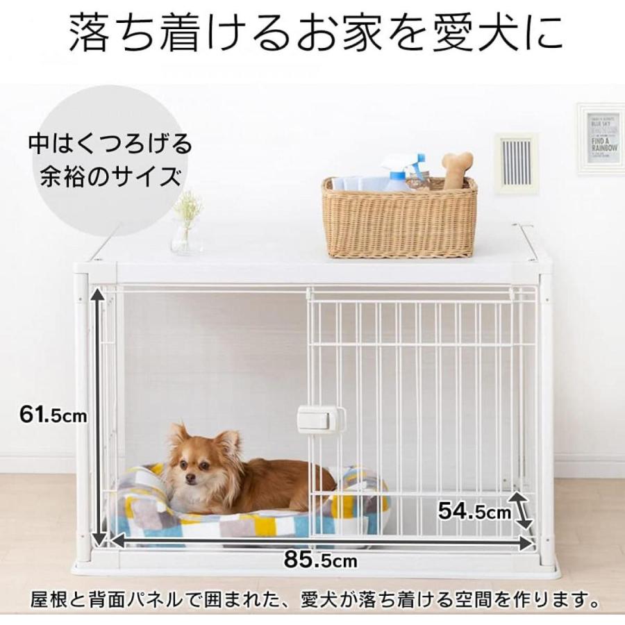 アイリスオーヤマ ウッディサークル 犬　白色　小型犬用 PIWS-960❣️ アイリスオーヤマ インテリアウッディサークル PIWS-960 ホワイト 超