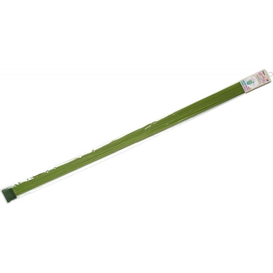 DAIM(第一ビニール) グリーン鉄線 (10本入りパック) 直径3.2mm×90cm