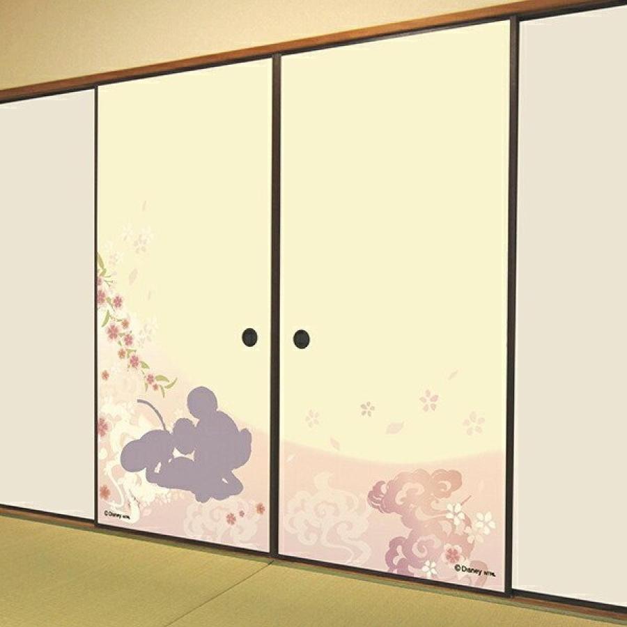 アサヒペン ふすま紙 ミニー ミッキー Ntld 007f ディズニー アイコン