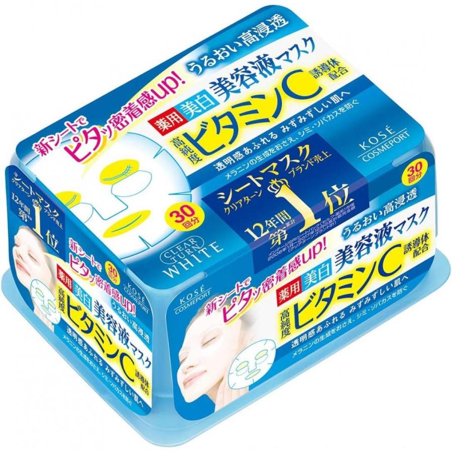KOSE コーセー クリアターン エッセンスマスク（ビタミンC） 30回分