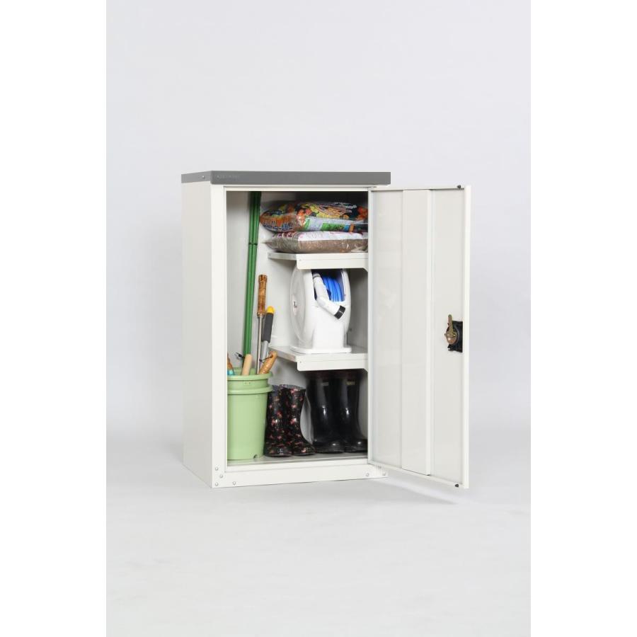 【I】【代引不可】 グリーンライフ(GREEN LIFE) 扉式 家庭用収納庫 幅60×奥行き47×高さ102cm TBJ-102HT 【沖縄・離島不可】_1