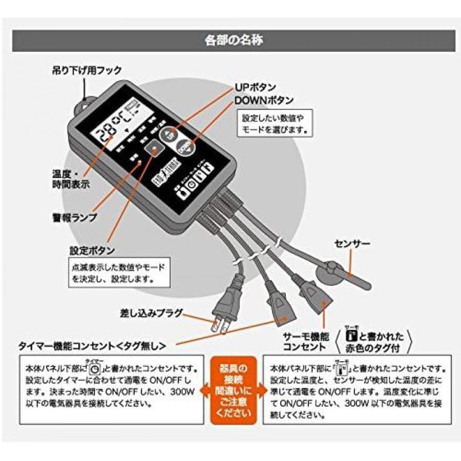 GEX EXOTERRA タイマーサーモ RTT‐1 温度・照明管理 タイマー機能付 停電時バックアップ機能付 爬虫類 両生類 飼育 環境管理｜daiyu8｜04