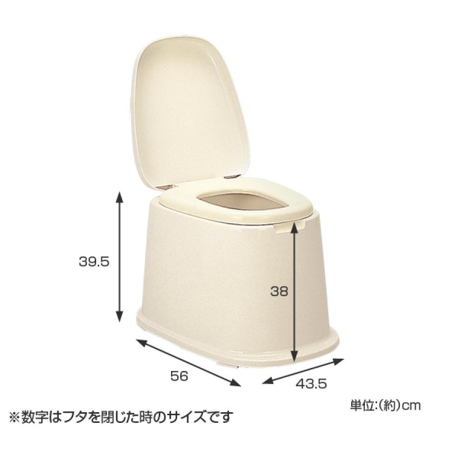 トンボ　洋式便座　据置型　和式トイレ用　日本製　ポータブル　トイレ　介護  ライフケア｜daiyu8｜04