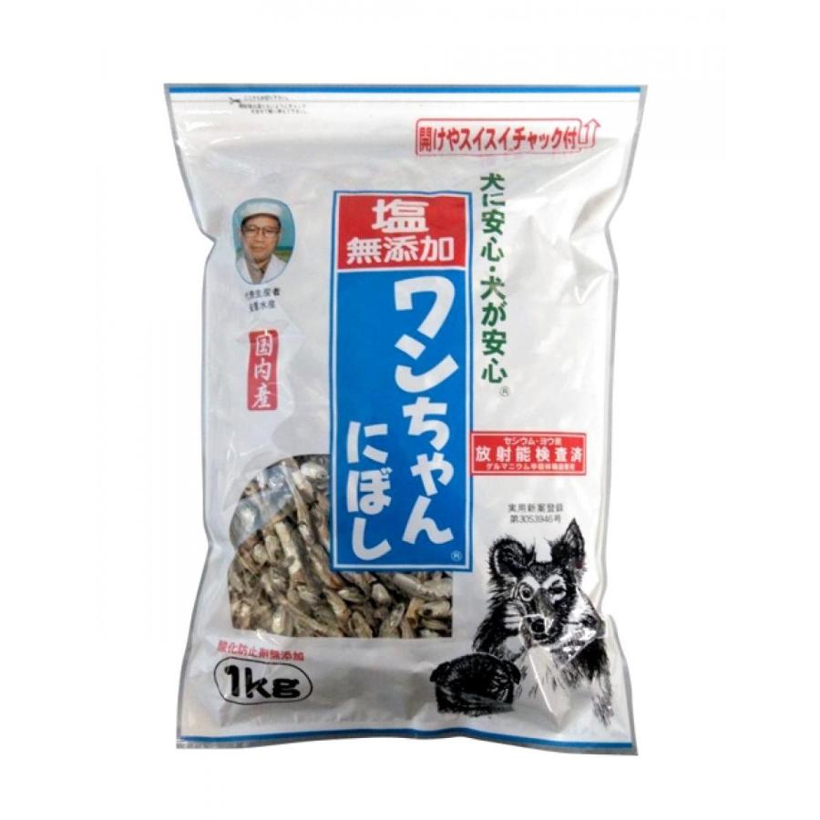 在庫有 塩無添加 ワンちゃんにぼし お徳用 1kg 愛犬の食べる小魚 煮干し おやつ サカモト ダイユーエイト Paypayモール店 通販 Paypayモール
