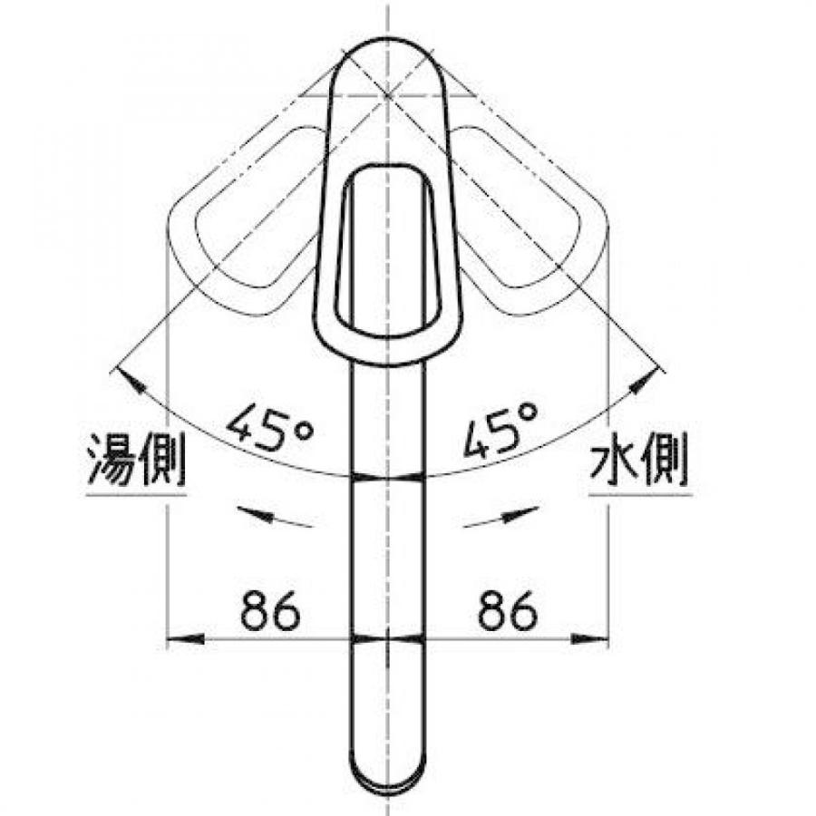 三栄水栓 SANEI シングルワンホール混合栓 K87110ETJV-13 一般 水栓