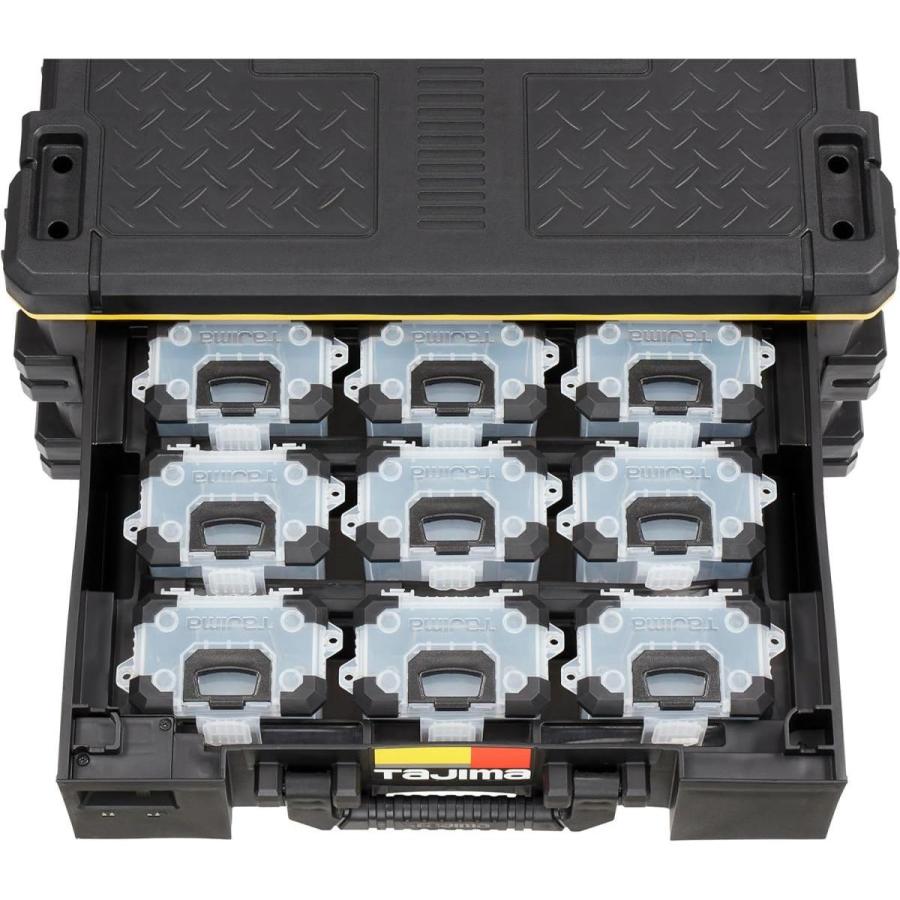 タジマ セフシステム セフ引出しボックス２段セット TB-HBOX2 最大積載量20kg(上/下段の最大積載量10kg) セフ台車との連結も可能_3