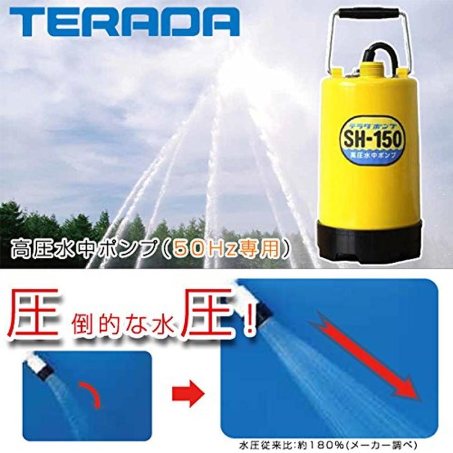 寺田ポンプ 高圧水中ポンプ（東日本用） SH-150 50Hz 水中ポンプ 