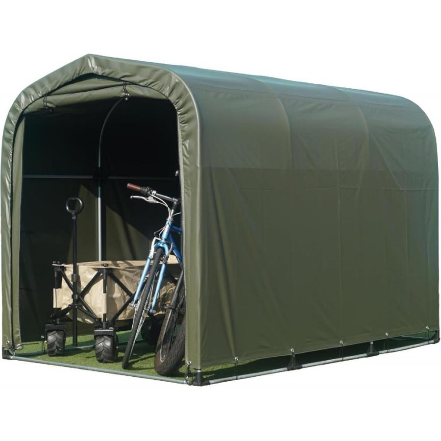 在庫有・即納】南榮工業 サイクルハウス 3台用 ARMY 日本製 自転車用