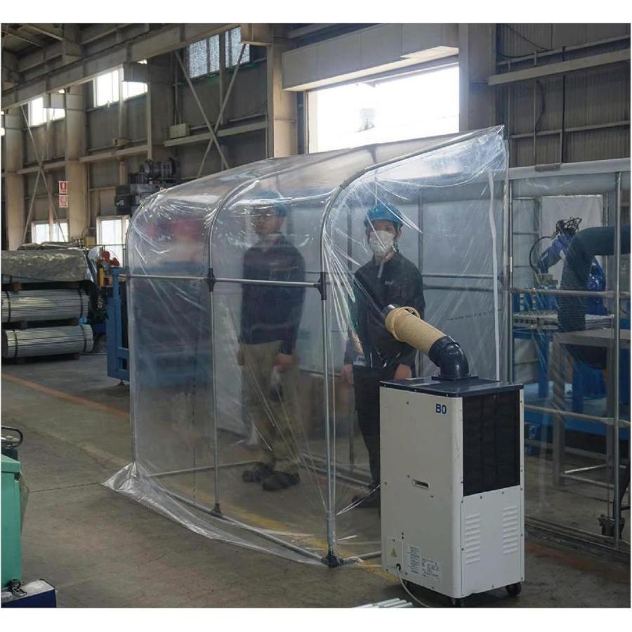 南榮工業 スポットクーラースペース SCS214T 簡易冷却室 冷却室 熱中症