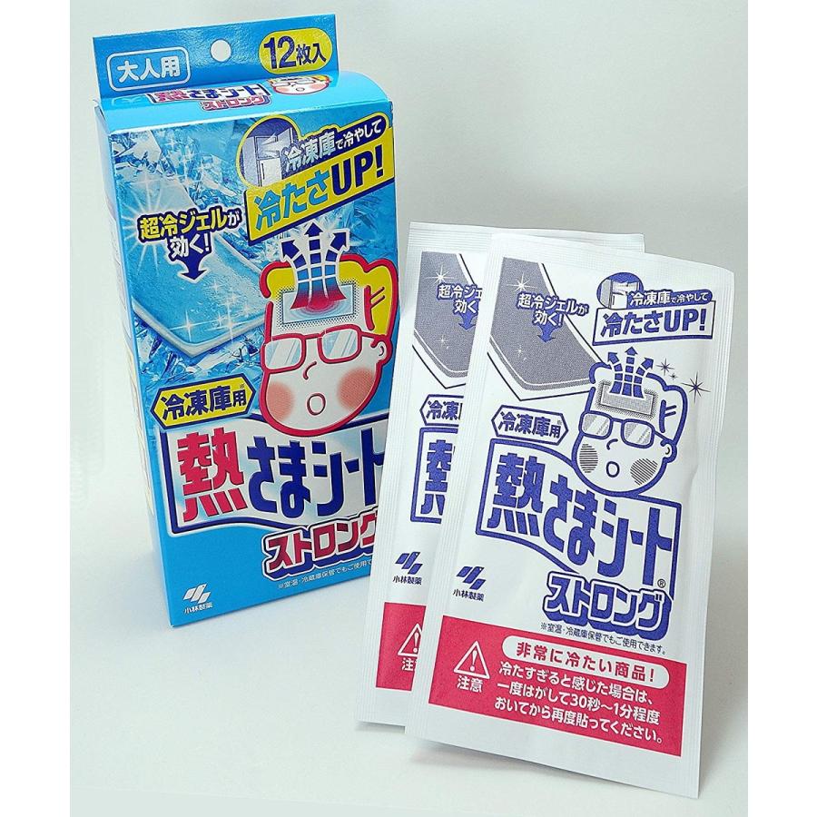 冷凍庫用 熱さまシート 冷却シート ストロング 大人用 12枚 ダイユーエイト Paypayモール店 通販 Paypayモール