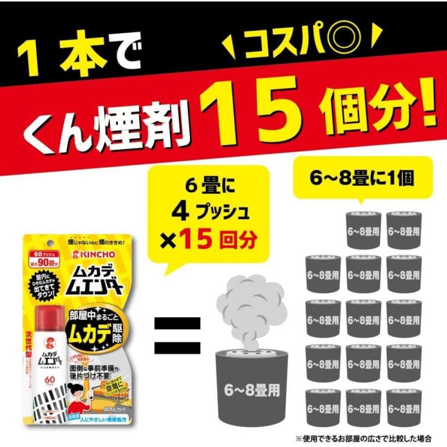 【まとめ買い】金鳥 ムカデムエンダー 60プッシュ×10個セット ムカデ用スプレー ムカデ駆除剤 虫よけ ムカデ ムカデ駆除 ムカデ退治 ムカデ対策 殺虫剤
