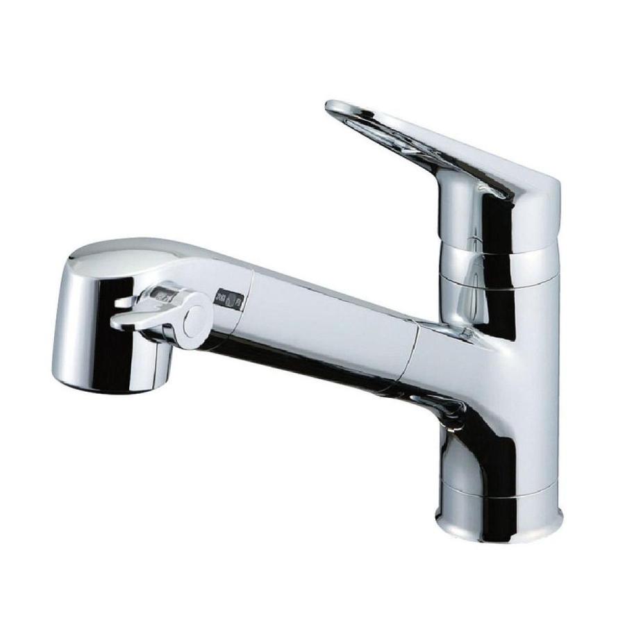 LIXIL キッチン用 台付 浄水器内蔵シングルレバー混合水栓 エコ 