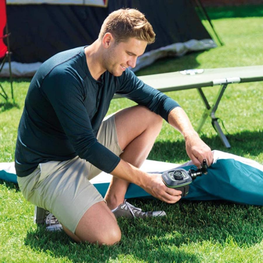 年中無休 Intex インテックス 空気入れ ポンプ バッテリーポンプ 電池式 自動空気入れ 電動空気入れ プール用 電動 日本正規品