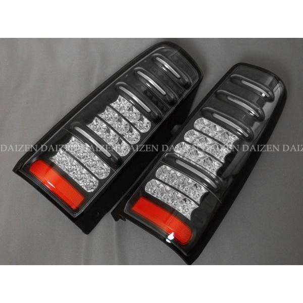 ジムニー LEDテール JB23W サンダーLEDテール ブラックリム [流れる