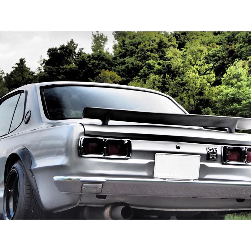 ハコスカ バンパー GC10 スカイライン 後期用 リアバンパー メッキ 旧