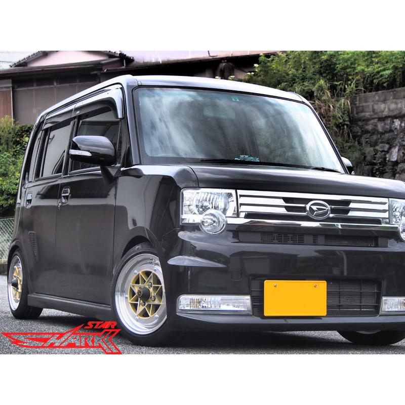 軽用 スターシャーク +38 1460 14インチ 6J 100-4H アルミホイール4本