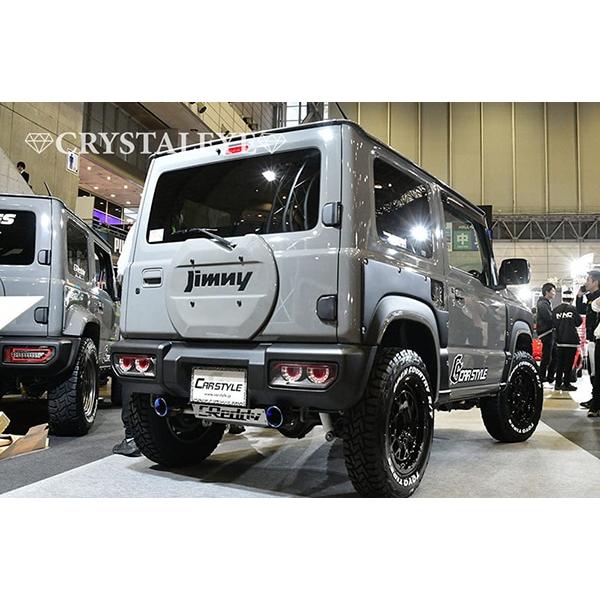 ジムニー LEDテール JB64W JB74W バルカンファイバーLEDテール シーケンシャルウインカー CRYSTALEYE/クリスタルアイ (J232の画像