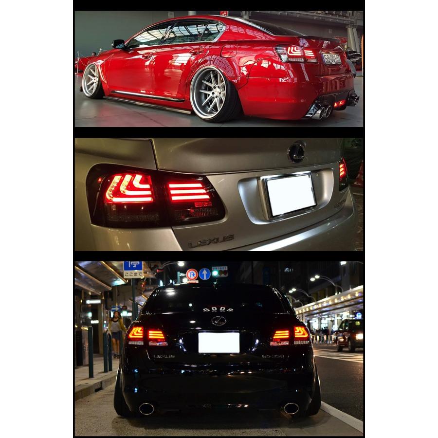 GS LEDテール 19系 GS350 GS430 GS450h GS460 ファイバーテール GS LEDテール 19系 GS350 GS430 GS450h GS460 ファイバーテール