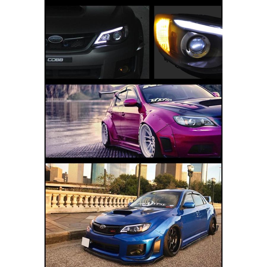 インプレッサ Wrx Sti ヘッドライト Ge Gh Gv Gr 純正ハロゲン車 Wrx Sti ファイバーヘッドライトv2 ブラック 78works J212bk 78works0071 カスタムパーツ専門店 Daizen 通販 Yahoo ショッピング