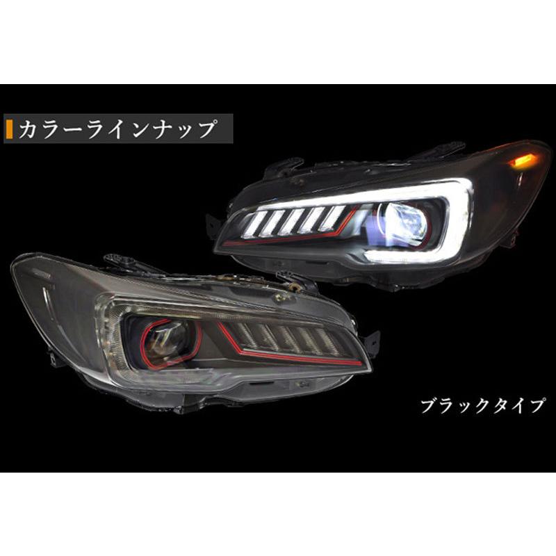 WRX STI WRX S4 レヴォーグ ヘッドライト VAB VAG A型-C型 フルLED