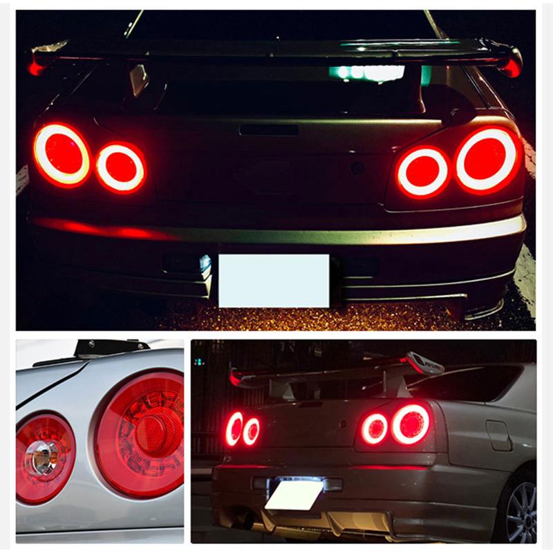 スカイラインクーペ LEDテール R34 2Dr クーペ用 ファイバーLED スカイラインクーペ LEDテール R34 2Dr クーペ用 ファイバーLED