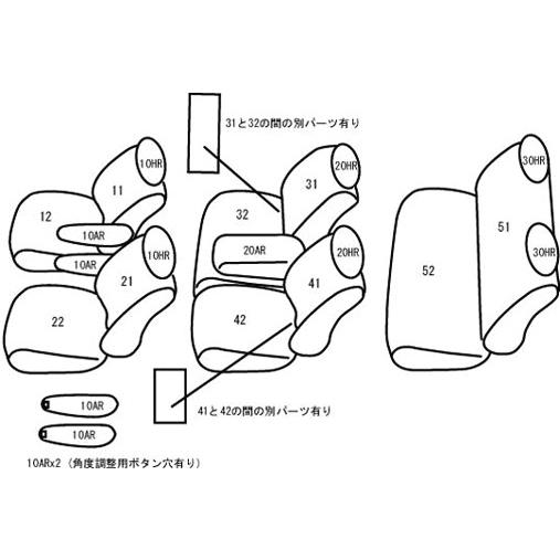 オデッセイ シートカバー RA6 RA7 H11/12-H13/10 クラッツィオジャッカ