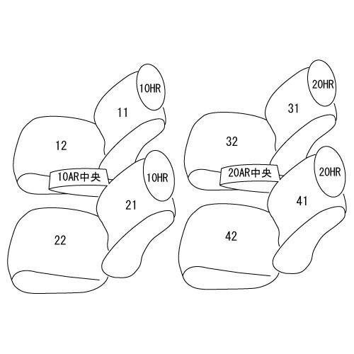 送料込み/直送 プリウスPHV シートカバー ZVW52 H29/9-H31/4 クラッツィオライン Clazzio/クラッツィオ (ET-1191