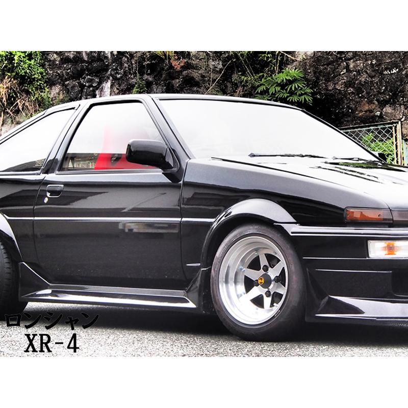 旧車 ロンシャンXR-4 -27 1590 15インチ 9J 114.3-4H アルミホイール2本セット 復刻版 ロンシャンXR-4/LONGCHAMP XR-4 (XR-41590K｜daizens-shop